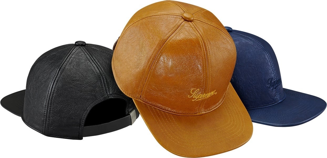 Leather Script Logo 6-Panel